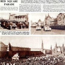 Red Square Parade Soviet Union Moscow 1953 Article From Sphere UK Import... - $39.99