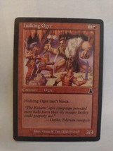 MTG Magic The Gathering Card hulking OgreCreatureOgre Red Urza&#39;s Destiny 1999 - $7.68