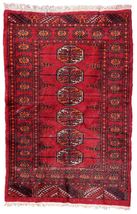 Handmade vintage Pakistani Lahore rug 2.6&#39; x 4&#39; (80cm x 122cm) 1970s - £664.55 GBP
