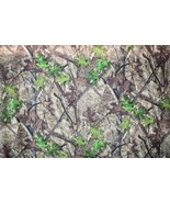10 YDS TRUE TIMBER HTC GREEN CAMOUFLAGE FABRIC POLY LYCRA 2 WAY STRETCH ... - $136.36 CAD