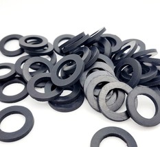 16mm ID Rubber Flat Washers 25mm OD Spacers 3mm Thick Various Pack Sizes... - £9.15 GBP+