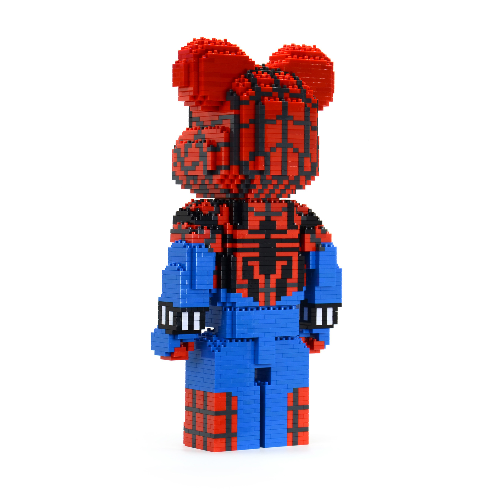 Spiderman Bearbrick Brick Sculpture (JEKCA Lego Brick) DIY Kit Item image 4