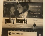 Guilty Hearts Vintage Movie Print Ad Treat Williams Marcia Gay Harden TPA5 - $5.93