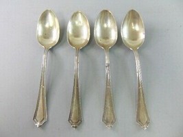 4 Vintage Gorham Sterling Silver Plymouth Spoons - £155.80 GBP