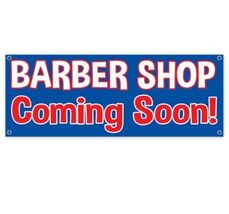 BARBER SHOP NOW OPEN CLEARANCE BANNER Advertising Vinyl  Flag Sign INV H... - $18.13