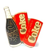 Coca Cola &quot;Coke - Caffeine Free&quot; Enamel Metal Pin (Circa 1990&#39;s) - $9.48