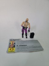 Vintage GI Joe Dr. Mindbender 1986 W File Card And Accessories ARAH - £13.54 GBP