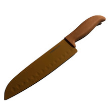 Farberware Forged Orange Chef&#39;s Knife 7” Blade - $8.87