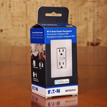 Eaton WFTRCR15-SG Silver Granite WIFI Smart Receptacle 15A 125V Alexa - $13.94