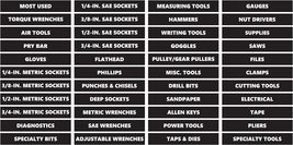 Toolbox Organizational Sticker Labels Advanced Set (Solid Colors)(.75) - $11.99
