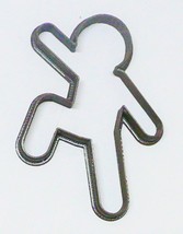 Running Moving Action Gingerbread Man Outline Christmas Cookie Cutter USA PR2153 - £2.39 GBP