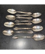 International Silverplate Falmouth 6” Teaspoons Lot Of 8 1914 - $29.69