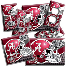 ALABAMA CRIMSON TIDE FOOTBALL TEAM LIGHT SWITCH OUTLET WALL PLATE MAN CA... - €8,66 EUR+
