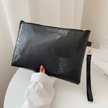 Fashion  Print Envelope Bag Girls Soft Pu Leather Handbags Women Party Clutch Fe - £86.93 GBP