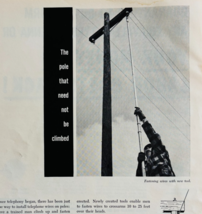 1954 Bell Telephone Laboratories AT&amp;T Advertisement Vintage Communicatio... - $24.99
