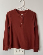 Lands End Womens Thermal Top Crew Neck Copper Colored.  Sz. Small - £13.77 GBP