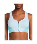 Avia Women’s Seamless Zip Front Sports Bra Size S Color Blue - $343.37 MXN