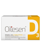 Oilesen Vitamin D3 for the immune system, bones 1000IU 80 soft capsules - £21.88 GBP