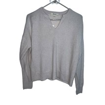 MADEWELL 100% CASHMERE VNECK SWEATER BEIGE NQ451 WOMEN XS PULLOVER SOFT ... - £25.79 GBP