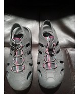 Northside Women&#39;s Burke size 11  Closed Toe Sandals - Gray/Aqua - Size 1... - $15.00