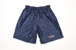 Vtg 90s Streetwear Mens Medium Faded Titans Silky Nylon Basketball Shorts USA - £40.56 GBP