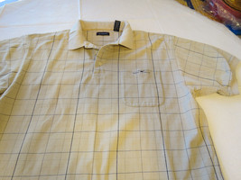 Mens Gant XL cotton pull over short sleeve polo shirt casual lt tan EUC @ - £20.49 GBP