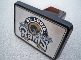 NFL Rams St. Louis Hitch Cover For All SUV Trailer Truck Car With 2&quot; Rec... - £10.27 GBP
