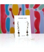 CHAN LUU Stripe Column Earrings in White Bone Mix Brand Brand New With Tags - $1,071.24 MXN