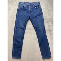 Levis 512 Jeans Big E Slim Tapered Blue Levi Strauss Trousers Mens 34x34 - $21.78