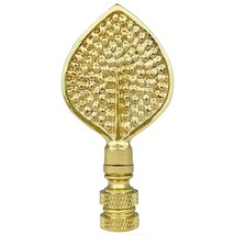 Royal Designs, Inc. Birch Leaf Finial for Lamp Shade, Antique Brass - Pack of 1 - £19.60 GBP+