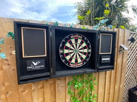 Dart Board Cabinet - Handmade and Personalised  - $1,720.62 MXN
