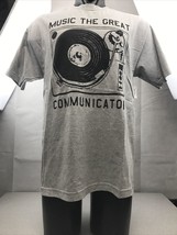 Music Is The Great Communicator T-Shirt Size L KG W3 Urbanwear HipHop Th... - £15.57 GBP