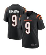 Joe Burrow #9 Bengals Men's Black Home Replica Jersey - $59.99