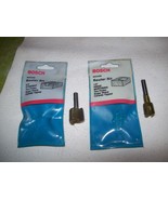 2 Router Bit BOSCH 85232M Straight 3/4&quot;  2-Flute + 85249M Hinge Mortisin... - $19.79