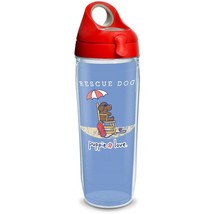 Tervis Puppie Love Rescue Dog 24 oz. Water Bottle W/ Lid Cup Beach LifeGuard NEW - £13.62 GBP
