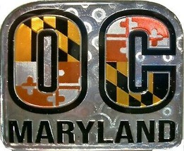 Ocean City Maryland Flag Foil Design Fridge Magnet - £4.91 GBP
