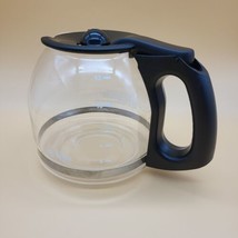 Mr Coffee Pot 12 Cup Replacement Glass Carafe Black Lid Handle Series AM CG CJ - £10.03 GBP