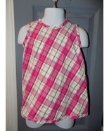 HANNA ANDERSSON PLAID SLEEVELESS DRESS SIZE 80 (18/24) MONTHS GIRL&#39;S EUC - $31.26 CAD