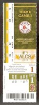 Boston Red Sox Fenway Park 2011 Championship Series Alcs Full Ticket - £3.89 GBP
