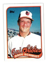 1989 Topps #677 Dave Schmidt Baltimore Orioles - £1.17 GBP