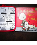 Peanuts Pot Holder And Signed Charlie Brown I&#39;ll Be Home Soon Snoopy Book - £10.54 GBP