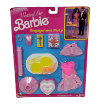 Vintage 1990 Wedding Day Barbie Engagement Party Accessories Mattel New # 7269 - $37.05