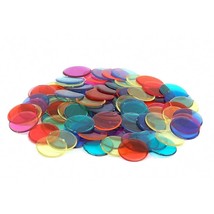 , Inc 100-Pk Chips-Plastic Color Bingo Supplies Discs For Counting, Game... - £15.74 GBP
