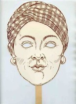 Aunt Sally&#39;s Original Creole Pralines Mask French Market New Orleans Lou... - $27.72