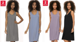 Felina Women&#39;s Modal Stretch Sleeveless Sleep Dress 1 , 2 Sleep dress - £14.17 GBP