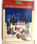 Lemax Hearthside Village 30 Piece Accessory Set Christmas  1995 VTG - $35.00