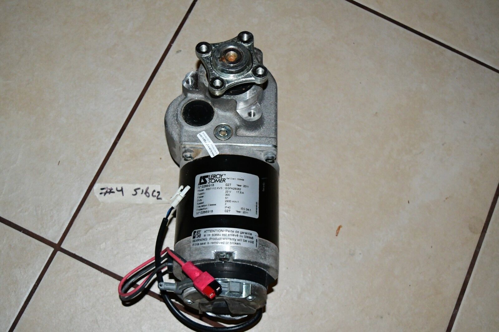 Permobil C500 MBT110XVS Leroy Somer Wheelchair Motor OEM 516c2 #4 - $106.95