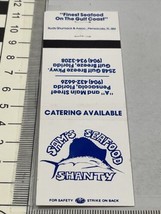 Matchbook Cover  Sam’s Seafood Shanty restaurant Gulf Breeze, FL  gmg  Unstruck - £9.83 GBP