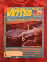 KEEPIN TRACK of Vettes Corvette Magazine September 1991 Franklin Mint 1968 Coupe - $14.40