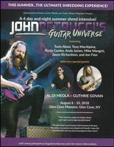 John Petrucci 2018 Guitar Universe Camp with Al Di Meola Guthrie Govan 8... - $4.00